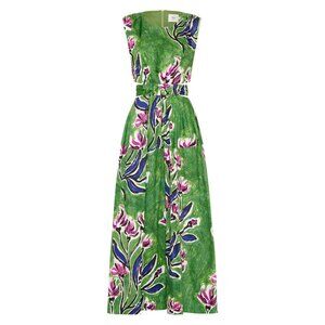NWOT Aje Zorina Tie Midi Dress - Size AU 12 / US 8 / UK 12